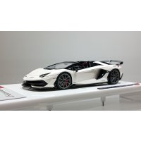 EODOLON 1/43 Lamborghini Aventador SVJ Roadster 2019 (Nireo wheel) Matte Pearl White Limited 80 pcs.