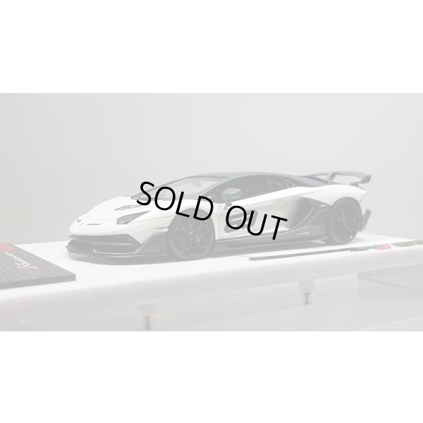 画像1: EIDOLON 1/43 Lamborghini Aventador SVJ 63 2018 Matte Pearl White Limited 100 pcs.