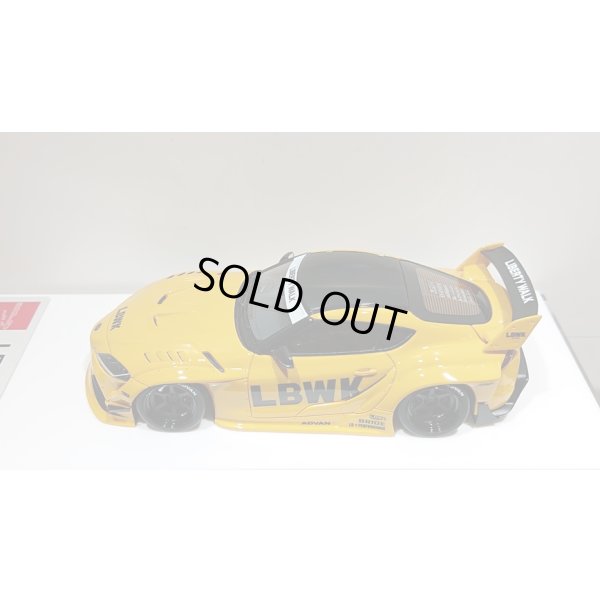 画像4: EIDOLON 1/43 LB WORKS GR Supra 6 spork wheel Lightning Yellow Limited 60 pcs.