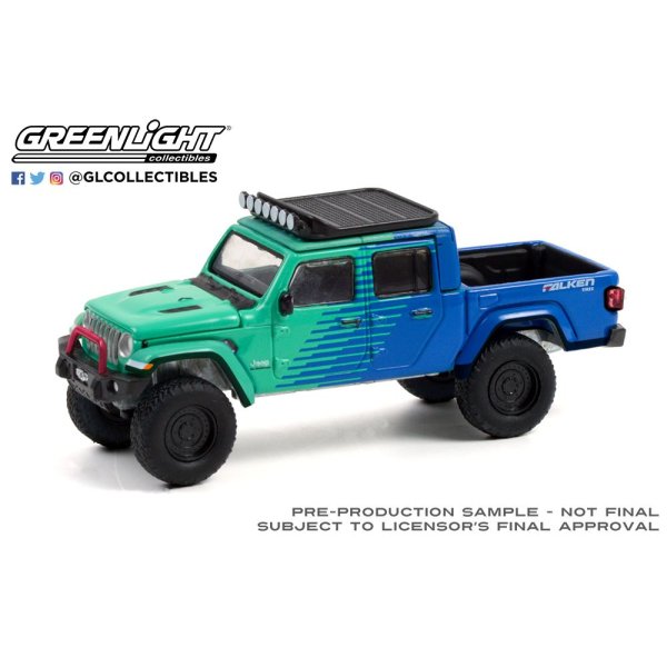 画像2: GREEN LiGHT EXCLUSIVE 1/64 2021 Jeep Gladiator with Off-Road Parts --Falken Tires