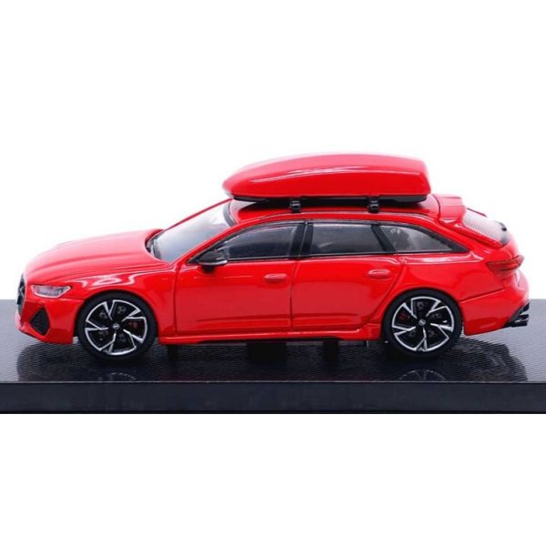 画像3: CM MODEL 1/64 Audi RS 6 Avant Tango Red with Roof Box