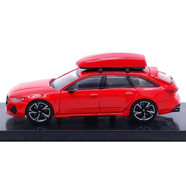 画像3: CM MODEL 1/64 Audi RS 6 Avant Tango Red with Roof Box