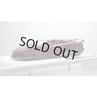 EIDOLON 1/43 Lamborghini Aventador SVJ Roadster  2019 (Leirion wheel) Vino Rosso Limited 30 pcs.