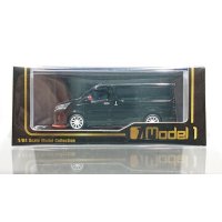 Model 1 1/64 TOYOTA HIACE 300 Custom Ver. (Overseas Specifications) Black Mica