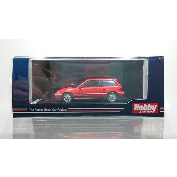 画像1: Hobby JAPAN 1/64 Honda CIVIC (EF9) SiR II Red