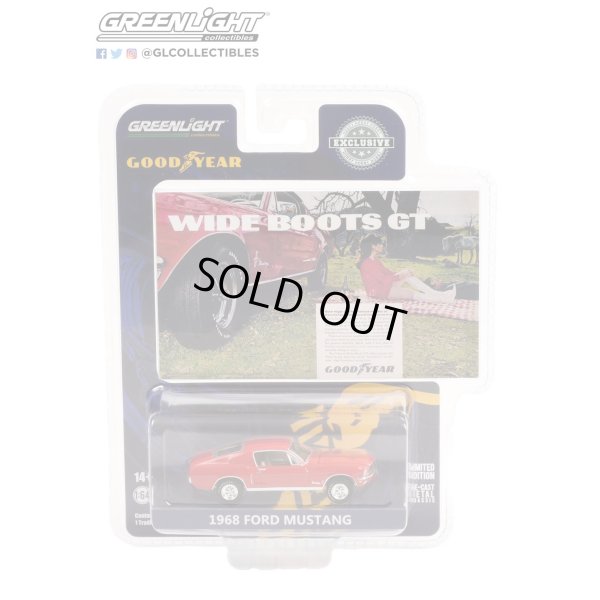 画像3: GREEN LiGHT EXCLUSIVE 1/64 Goodyear Vintage Ad Cars - 1968 Ford Mustang - Wide Boots "Wide Boots GT"