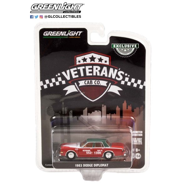画像3: GREEN LiGHT EXCLUSIVE 1/64 1983 Dodge Diplomat - Veteran's Cab Co.