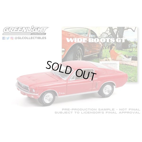 画像2: GREEN LiGHT EXCLUSIVE 1/64 Goodyear Vintage Ad Cars - 1968 Ford Mustang - Wide Boots "Wide Boots GT"