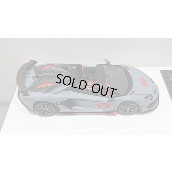画像8: EIDOLON 1/43 Lamborghini Aventador SVJ 63 Roadster 2019 Matte Gray Limited 100 pcs.