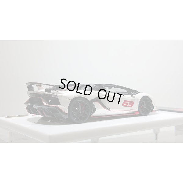 画像7: EIDOLON 1/43 Lamborghini Aventador SVJ 63 Roadster 2019 Pearl White Limited 63 pcs.