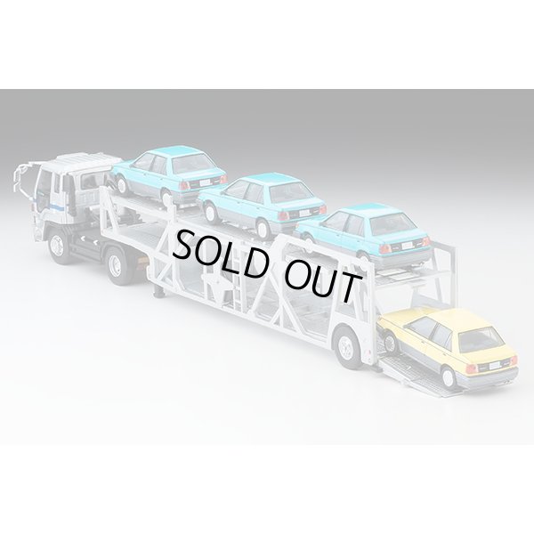 画像8: TOMYTEC 1/64 Limited Vintage NEO Isuzu 810EX Car Transporter (Silver)（アンチコASZ022車両運搬トレーラ）