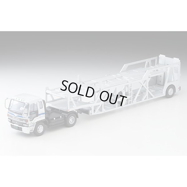 画像1: TOMYTEC 1/64 Limited Vintage NEO Isuzu 810EX Car Transporter (Silver)（アンチコASZ022車両運搬トレーラ）