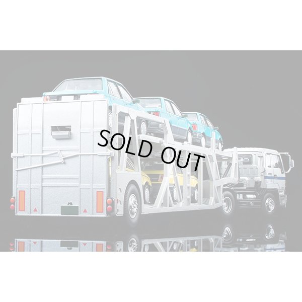 画像10: TOMYTEC 1/64 Limited Vintage NEO Isuzu 810EX Car Transporter (Silver)（アンチコASZ022車両運搬トレーラ）