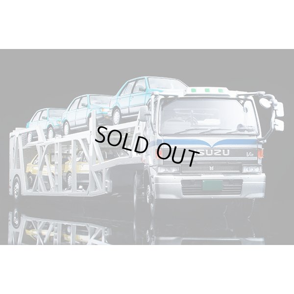 画像9: TOMYTEC 1/64 Limited Vintage NEO Isuzu 810EX Car Transporter (Silver)（アンチコASZ022車両運搬トレーラ）