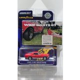 GREEN LiGHT EXCLUSIVE 1/64 Goodyear Vintage Ad Cars - 1968 Ford Mustang - Wide Boots "Wide Boots GT"
