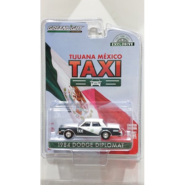 画像1: GREEN LiGHT EXCLUSIVE 1/64 1984 Dodge Diplomat - Tijuana, Mexico Taxi