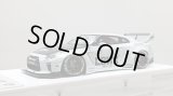 EIDOLON 1/43 LB WORKS R35 GT-R Type 1.5 (LB Shilhouette Wing) Metallic White / Black Stripes Limited 60 pcs.