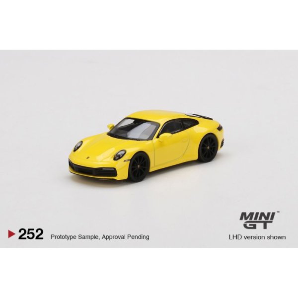 画像2: MINI GT 1/64 Porsche 911 (992) Carrera 4S Racing Yellow (RHD)
