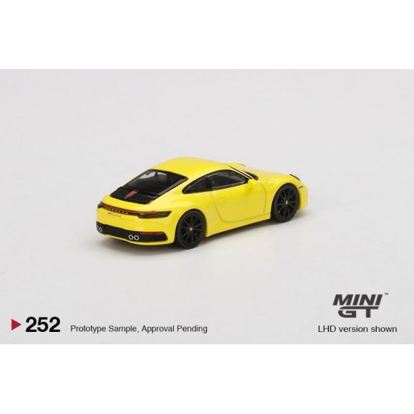 画像3: MINI GT 1/64 Porsche 911 (992) Carrera 4S Racing Yellow (RHD)