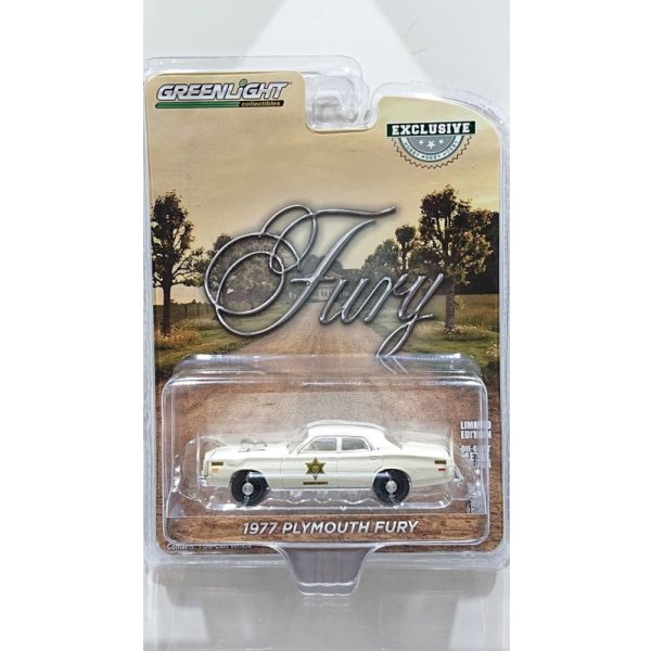 画像1: GREEN LiGHT EXCLUSIVE 1/64 1977 Plymouth Fury - Riverton Sheriff # 34