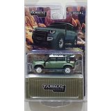 Tarmac Works 1/64 Land Rover Defender 110 Green Metallic