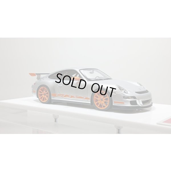 画像5: EIDOLON 1/43 Porsche 911 (997) GT3 RS 2007 Arctic Silver / Orange Livery Limited 50 pcs.