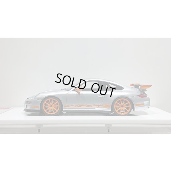 画像2: EIDOLON 1/43 Porsche 911 (997) GT3 RS 2007 Arctic Silver / Orange Livery Limited 50 pcs.