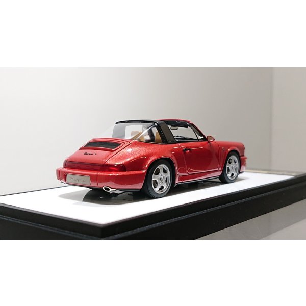 画像10: VISION 1/43 Porsche 911 (964) Carrera 2 Targa 1992 Coral Red Metallic