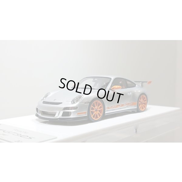 画像9: EIDOLON 1/43 Porsche 911 (997) GT3 RS 2007 Arctic Silver / Orange Livery Limited 50 pcs.