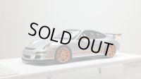 EIDOLON 1/43 Porsche 911 (997) GT3 RS 2007 Arctic Silver / Orange Livery Limited 50 pcs.