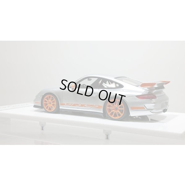 画像3: EIDOLON 1/43 Porsche 911 (997) GT3 RS 2007 Arctic Silver / Orange Livery Limited 50 pcs.