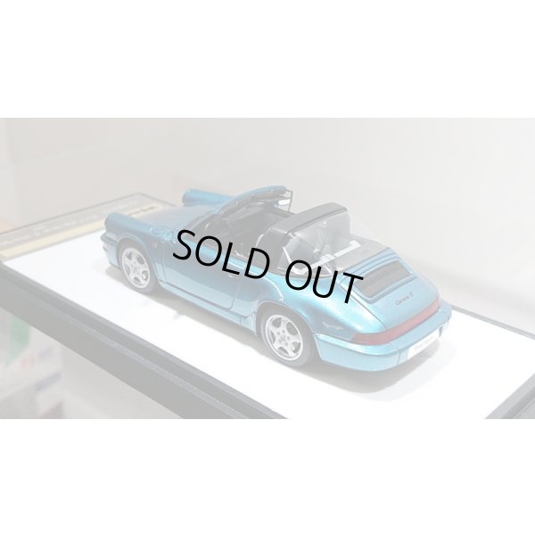 画像12: VISION 1/43 Porsche 911 (964) Carrera 2 Targa 1992 Turquoise Metallic