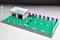 TOMYTEC 1/64 Tomicarama Vintage 04d Used Car Store (Nissan Used Car)