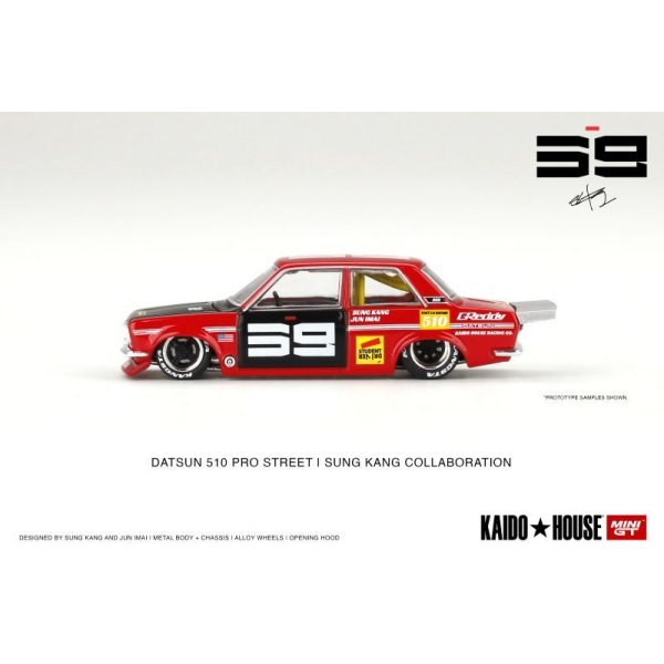 画像3: MINI GT 1/64 Datsun 510 Pro Street SK510 Red KAIDO HOUSE (LHD)