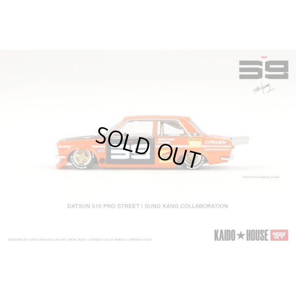 画像3: MINI GT 1/64 Datsun 510 Pro Street SK510 Orange KAIDO HOUSE (LHD)
