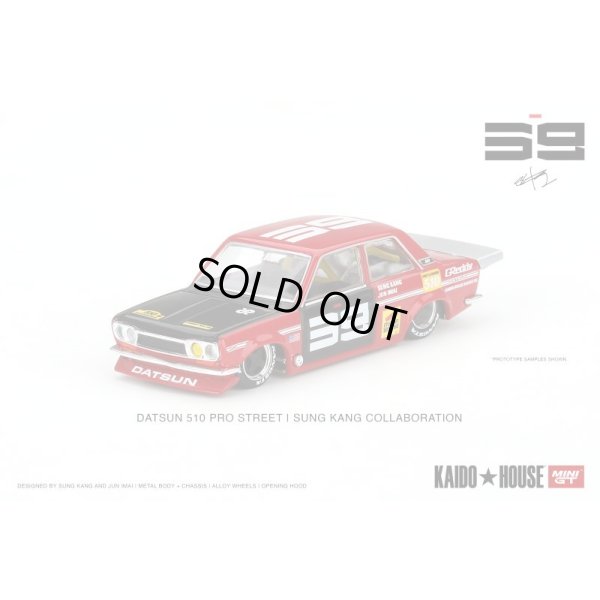 画像1: MINI GT 1/64 Datsun 510 Pro Street SK510 Red KAIDO HOUSE (LHD)