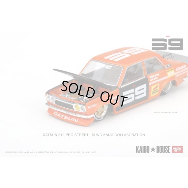 画像4: MINI GT 1/64 Datsun 510 Pro Street SK510 Orange KAIDO HOUSE (LHD)