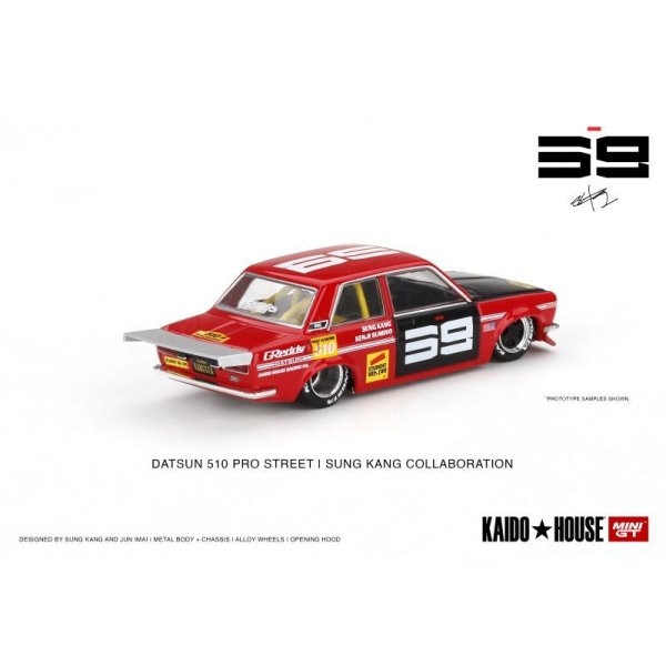 画像2: MINI GT 1/64 Datsun 510 Pro Street SK510 Red KAIDO HOUSE (LHD)