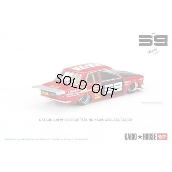画像2: MINI GT 1/64 Datsun 510 Pro Street SK510 Red KAIDO HOUSE (LHD)