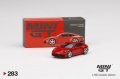 MINI GT 1/64 Porsche 911 (992) Carrera S Guards Red (RHD)