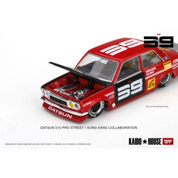 画像4: MINI GT 1/64 Datsun 510 Pro Street SK510 Red KAIDO HOUSE (LHD)