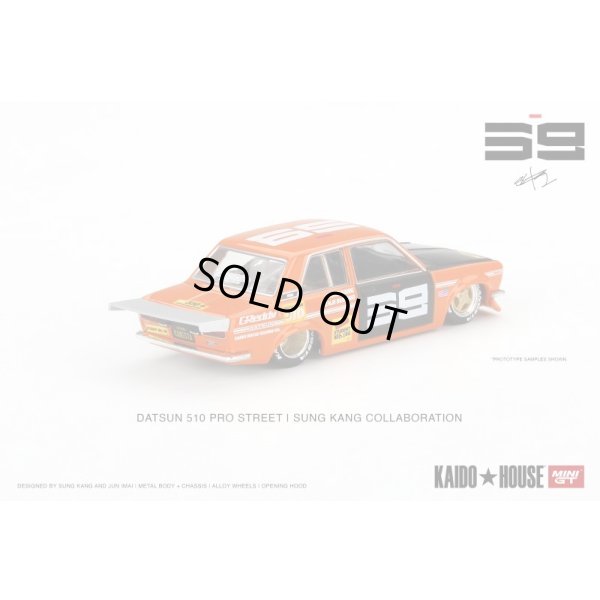 画像2: MINI GT 1/64 Datsun 510 Pro Street SK510 Orange KAIDO HOUSE (LHD)
