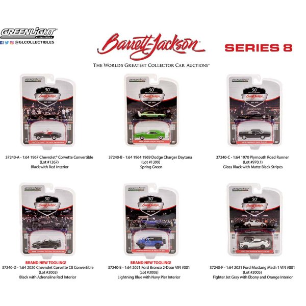 画像1: GREEN LiGHT 1/64 Barrett-Jackson "Scottsdale Edition" Series 8