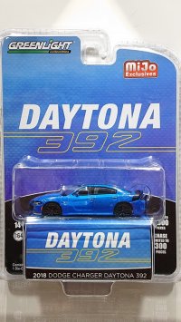 GREEN LiGHT 1/64 2018 Dodge Charger Daytona 392 (Blue)