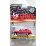 GREEN LiGHT EXCLUSIVE 1/64 1986 Chevrolet M1008 4x4 - FDNY with Fire Equipment, Hose and Tank