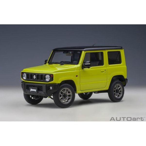 画像1: AUTOart 1/18 Suzuki Jimny (JB64) (Kinetic Yellow with Black roof)