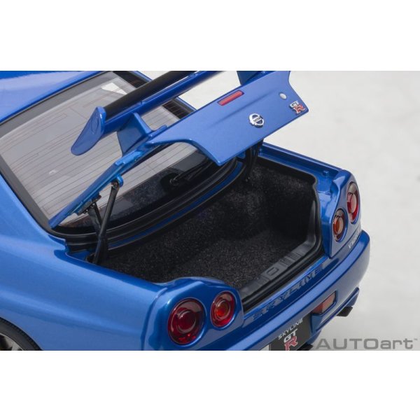 画像12: AUTOart 1/18 Nissan Skyline GT-R (R34) V-spec II (Bayside Blue)