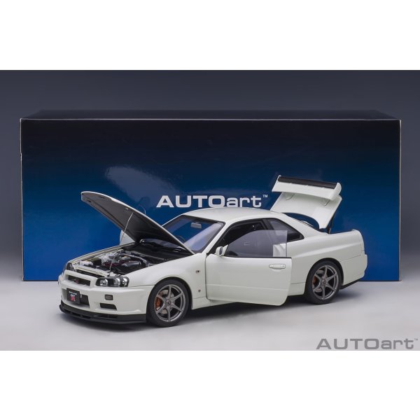画像18: AUTOart 1/18 Nissan Skyline GT-R (R34) V-spec II (White Pearl)