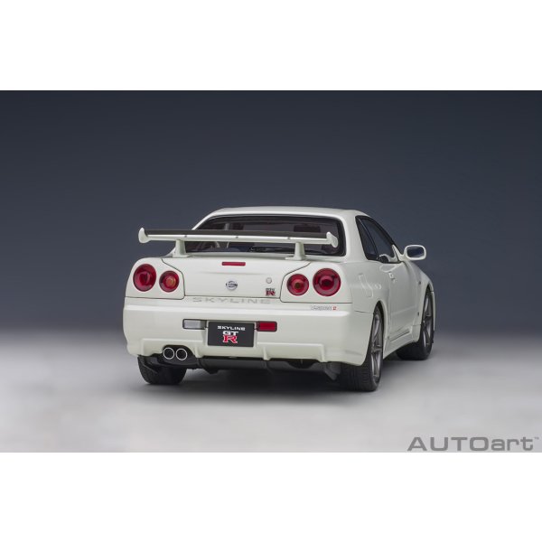画像17: AUTOart 1/18 Nissan Skyline GT-R (R34) V-spec II (White Pearl)