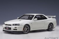 AUTOart 1/18 Nissan Skyline GT-R (R34) V-spec II (White Pearl)